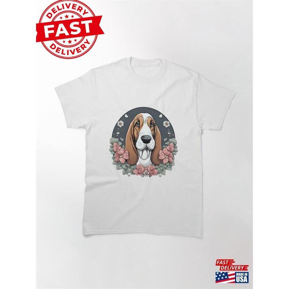 Adorable Basset Hound Classic T-Shirt